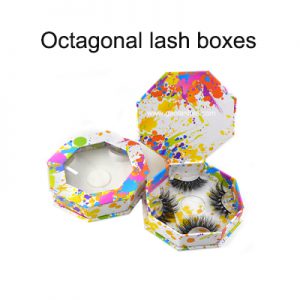oxtagonal lashes boxes