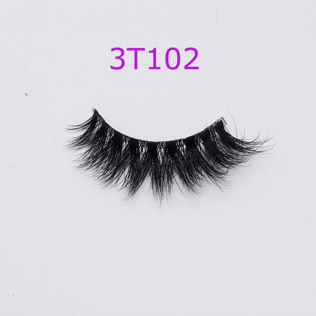 mink lashes clear band