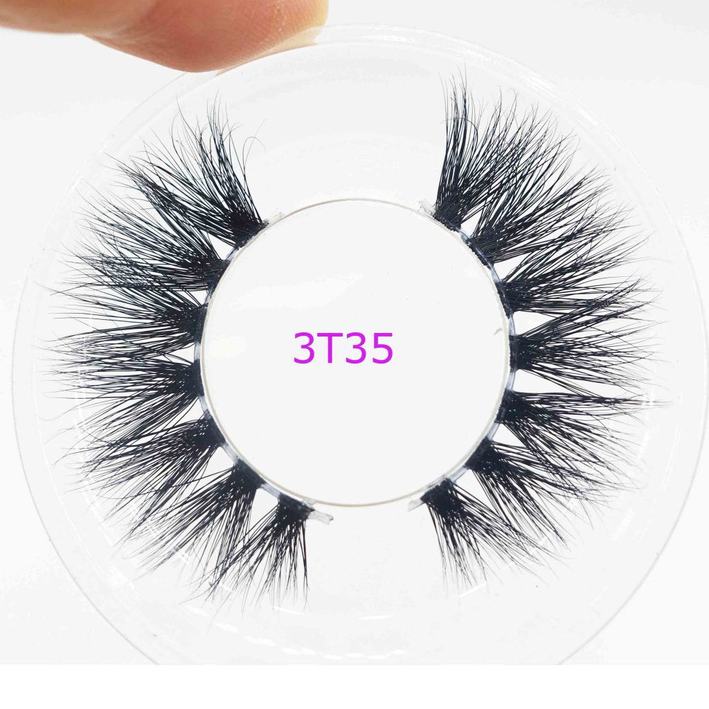 clear band mink lashes