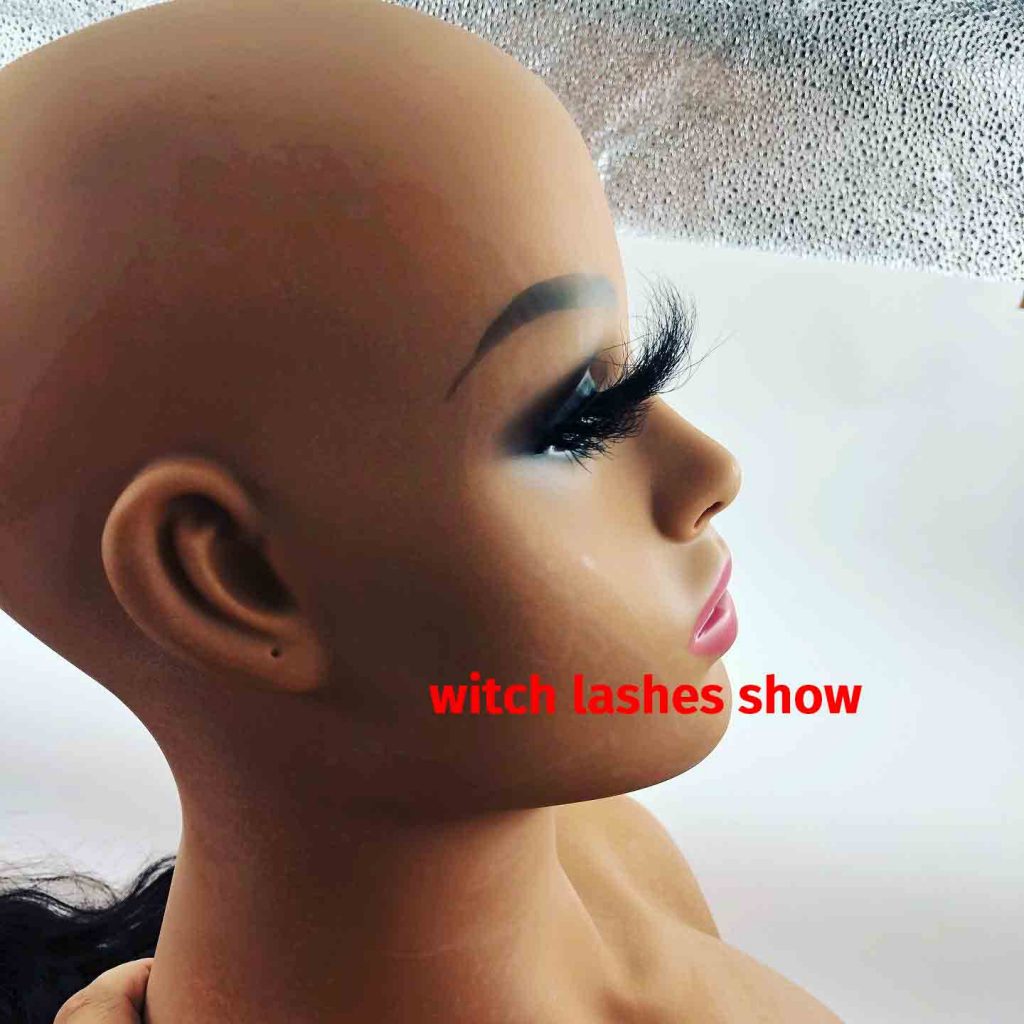 Halloween eyelashes- witch lashes 40mm lashes show